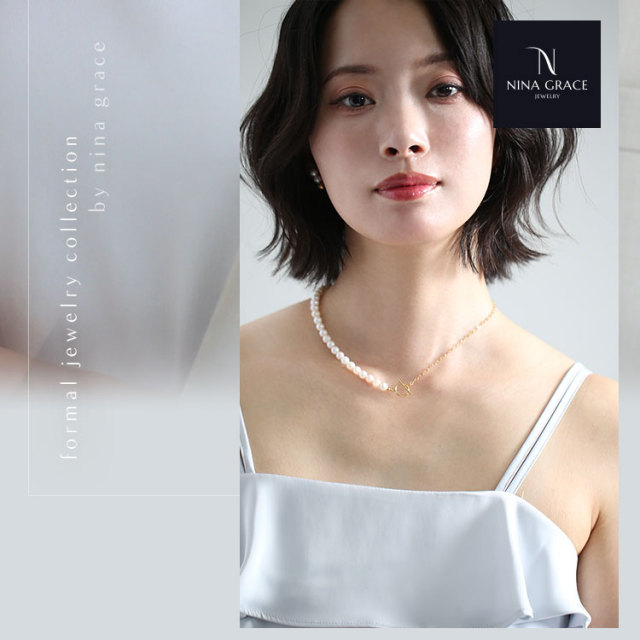 あこや真珠 ネックレス 6.0-6.5mm 14KGF K14 マンテル ペタルチェーン