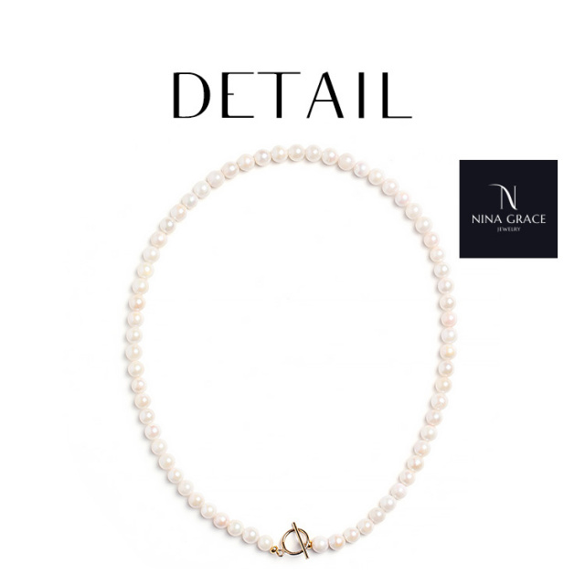 あこや真珠 ネックレス 6.0-6.5mm 14KGF K14 マンテル アコヤ