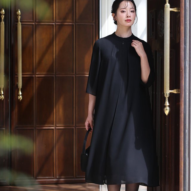 33%OFF】 ブラックフォーマル 夏用 喪服 礼服 レディース ロング丈