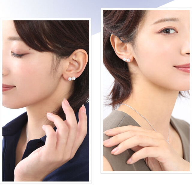 あこや真珠 ピアス 6.0-6.5mm K18 日本製 保証書付 パール パール  