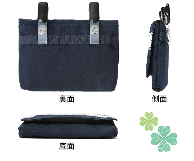 移動ポケット 女の子 付けポケット ポケットポーチ クリップ 移動