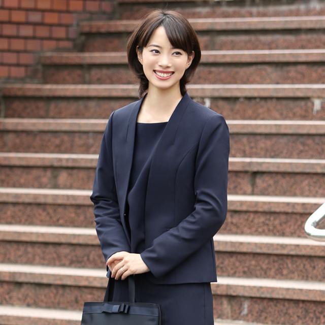 ブラウス レディース オフィス 紺 長袖 おしゃれ フォーマル
