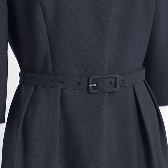 ワンピース 秋冬 レディース 五分丈 スーツ フォーマル 大きい