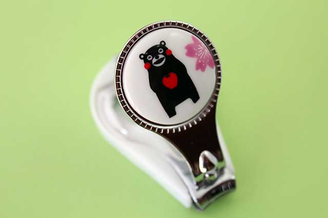 有田焼とくまモンのコラボ爪切り くまモンリンゴ桜