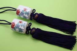 有田焼風鎮 錦バラ