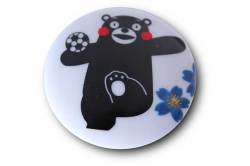 有田焼とくまモンのコラボマグネット サッカー青桜
