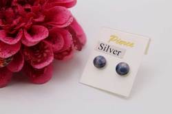 有田焼ピアス ピンクブルー(silver925シリコンキャッチ) 