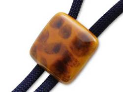 有田焼ループタイ べっこう 角