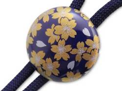 有田焼ループタイ るり金桜 丸