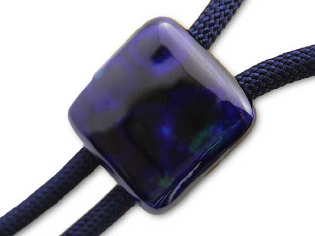 有田焼ループタイ るりブルー 角