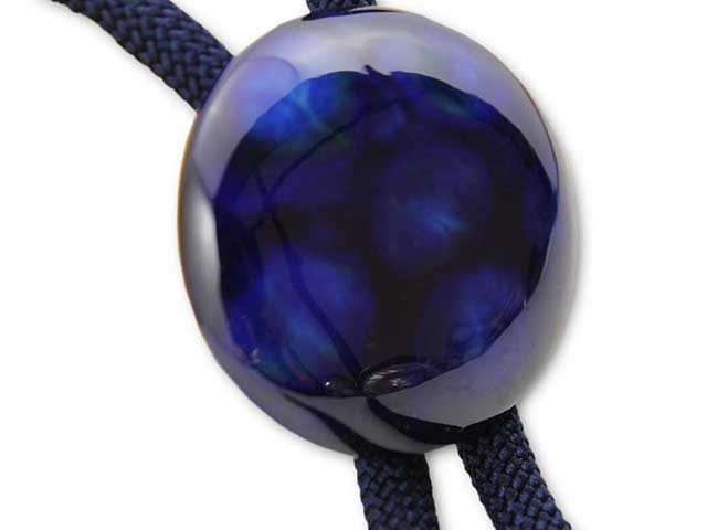 有田焼ループタイ るりブルー 丸