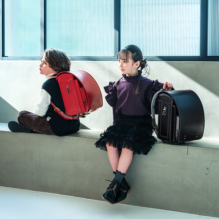 【☆毎日の通学が楽しくなるランドセル☆】　2026ニノニナランドセル『エルク』　☆身幅調整が出来るランドセル☆　