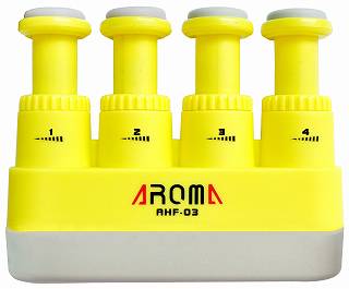AROMA AHF-03／YL(黄) 握力強化 ハンドエクササイザー