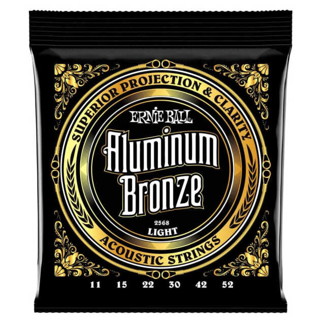 ERNIE BALL アーニーボール 2568 アコースティックギター弦 (11～52) EARTHWOOD ALUMINUM BRONZE LIGHT アルミニュウム