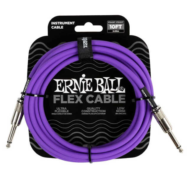 ERNIE BALL（アーニーボール） ギターケーブル 両端ストレート 長さ