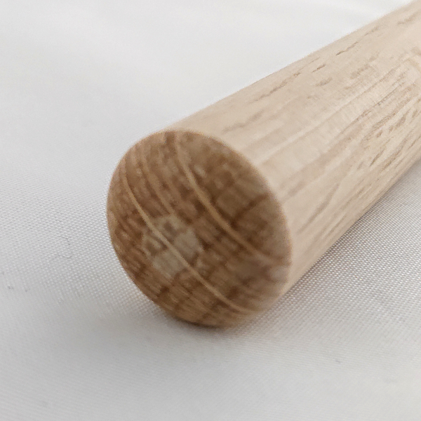 太鼓バチ 材質：カシ 太さ18mm X 長さ420mm 国産手工バチ 西日本楽器