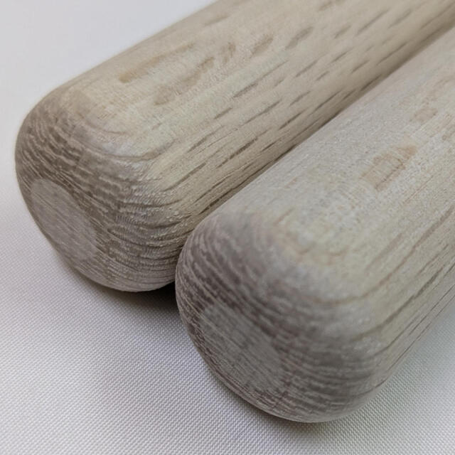 和太鼓バチ 長胴太鼓など 材質：カシ 太さ26mm X 長さ360mm 和太鼓