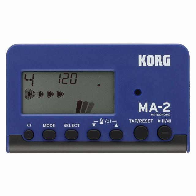 KORG 電子メトロノーム MA-2 青黒 ベストセラーのカードタイプメトロノーム MA-2-BLBK