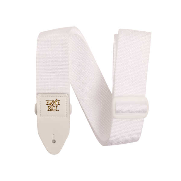 ERNIE BALL ギターストラップ ポリプロピレンシリーズ P05350 ホワイト＆ホワイト  ポリプロギターストラップ