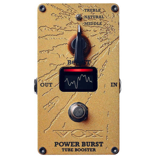 VOX(ヴォックス)  POWER BURST ブースター ギター用 コンパクトエフェクター　Nutube搭載　真空管　Valvenergy 2nd VE-PB