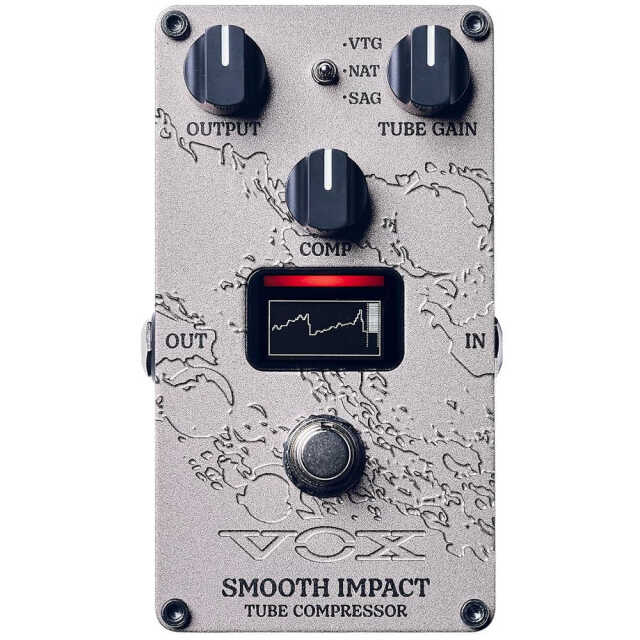 VOX(ヴォックス)  SMOOTH IMPAC　コンプレッサー　ギター用 コンパクトエフェクター 　Nutube搭載　真空管　Valvenergy 2nd VE-SI