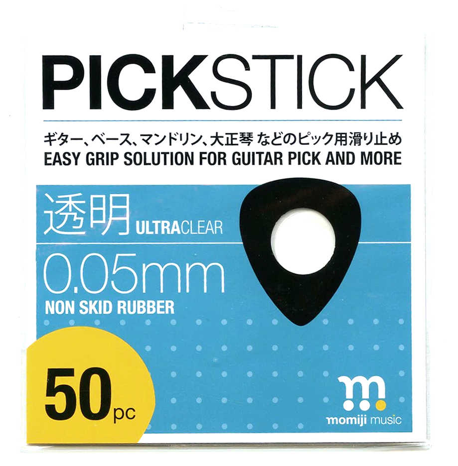 ピックのすべり止めシール PICK STICK 50枚 momiji music  モミジミュージック
