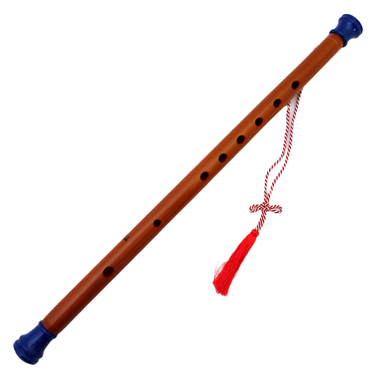 紫水流 明笛（みんてき） 4号 No.4 笛袋 + 竹鳴紙（ちくめいし）付き の 明笛セット 入門者向け