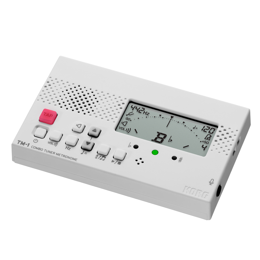 KORG コルグ メトロノームチューナー TM-1 WH ホワイト ／メトロノーム／チューナー　吹奏楽ブラスバンドにの定番アイテム