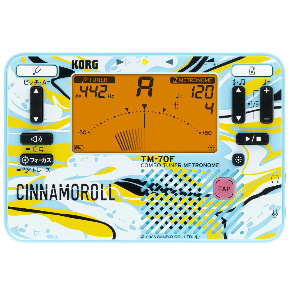 2025年限定モデル KORG TM-70C SCN シナモロール チューナー