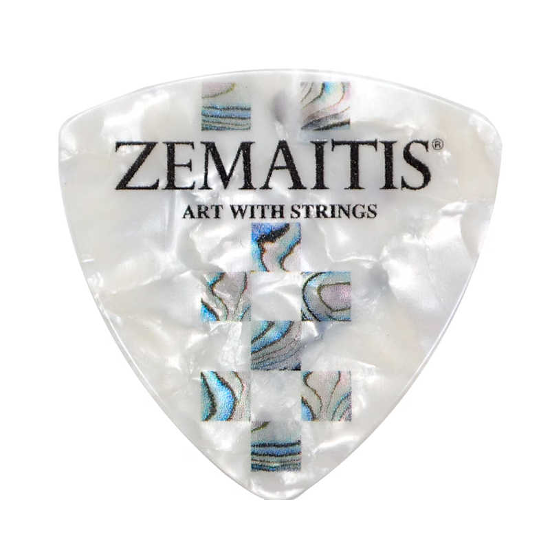 ZEMAITIS ゼマイティス  ギターピック 1枚 ZP05 TR ヘビー　H 　1.00mm トライアングル ピック パールフロント・デザイン