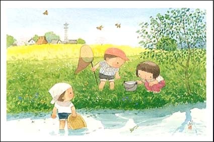 メダカ採り