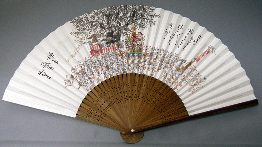山笠扇子（櫛田のぎなん）