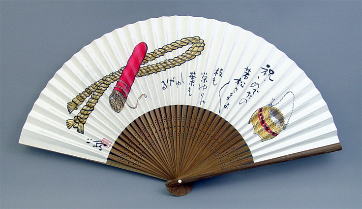 山笠扇子（かき縄）