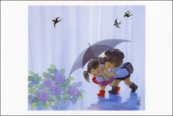 ６月雨ふり