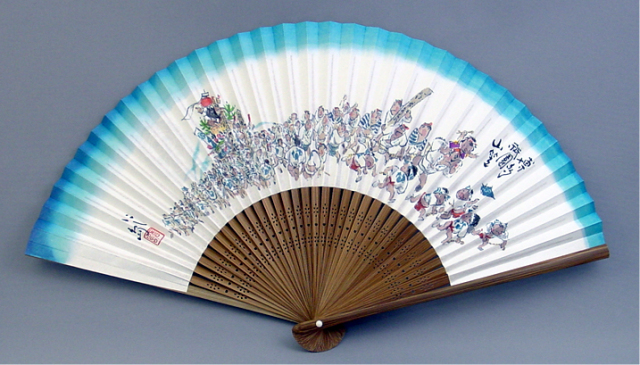 博多祇園山笠記念てのごい、扇子セット未使用品です。 未使用・非売品］博多祇園山笠 山笠 扇子 博多 山笠 祇園 限定