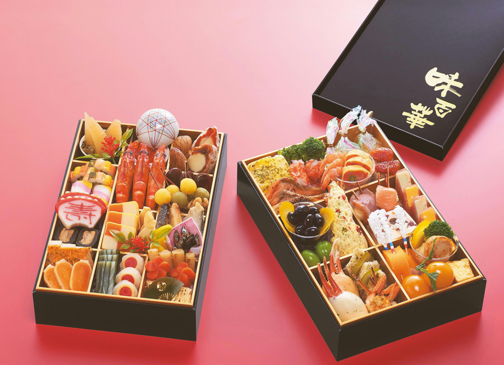 味百華　おせち　長方形【二段重】全56品