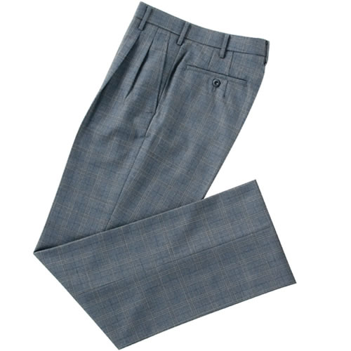 BENCOUGAR IMPACT｜ベンクーガー インパクト 学生服 ズボン スクールパンツ 帯付き ツータック W73cm-W100cm（グレーチェック）2100