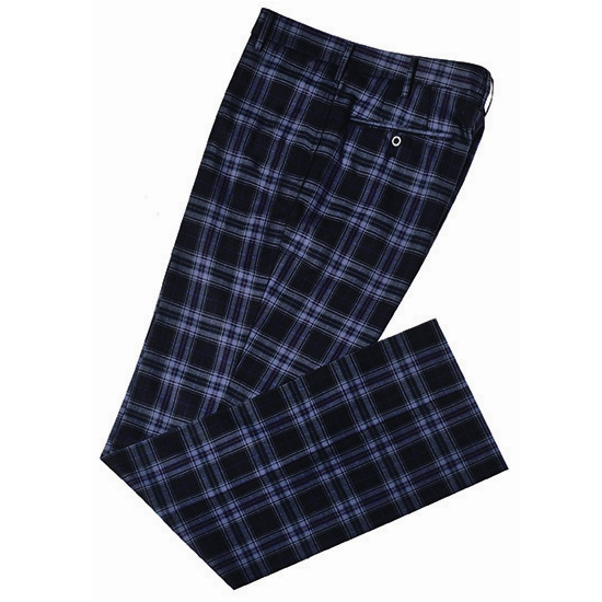 BENCOUGAR IMPACT｜ベンクーガー インパクト 学生服 ズボン スクールパンツ 帯付き ノータック M-XL（ブルーチェック）2250