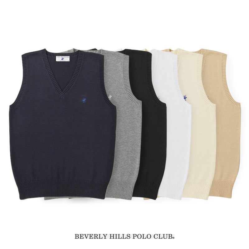 BEVERLY HILLS POLO CLUB｜ビバリーヒルズポロクラブ スクールベスト 男女兼用 SS-XL KP960