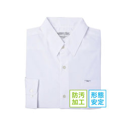 BENCOUGAR｜ベンクーガー スクールシャツ ワイシャツ 長袖 ツブシ衿 形態安定加工 防汚加工 3S-4L（白）6172