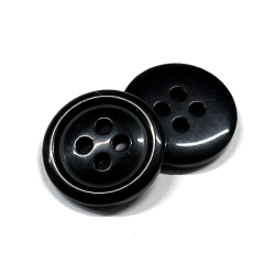 小学生 制服 イートン用 ボタン 袖ボタン 15ｍｍ（黒）