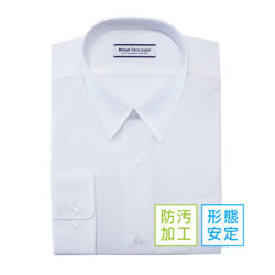 Royal BENCOUGAR｜ロイヤル ベンクーガー スクールシャツ ワイシャツ 長袖 A体 形態安定加工 防汚加工 140A-200A（白）RB166