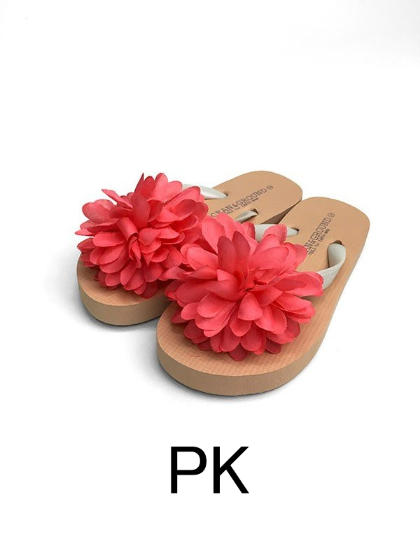 制服 学生服 子供服まで揃う通販店舗 ニシキ通販 オーシャンアンドグラウンド ビーチサンダル 女の子 16 cm ブラック ピンク ミント