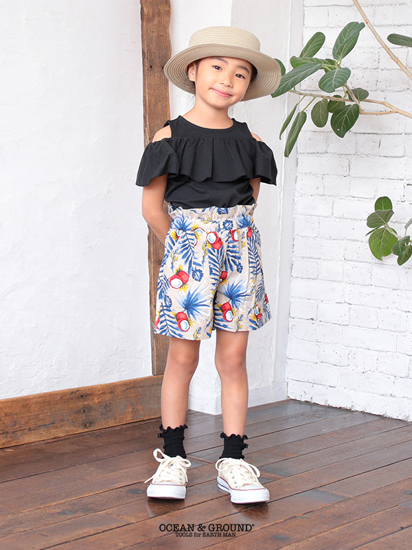 OCEAN&GROUND|オーシャンアンドグラウンド 子供服 ショートパンツ 110cm-130cm 1917213