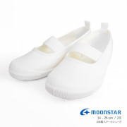 上履き 子供 シューズ キッズ ジュニア 白 日本製 アルファバンドバレー ムーンスター moonstar