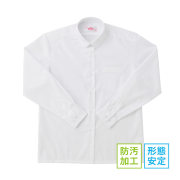 BESTELLA｜ビーステラ スクールシャツ ブラウス 長袖 丸襟 形態安定加工 防汚加工 SS-LL（白）BS191