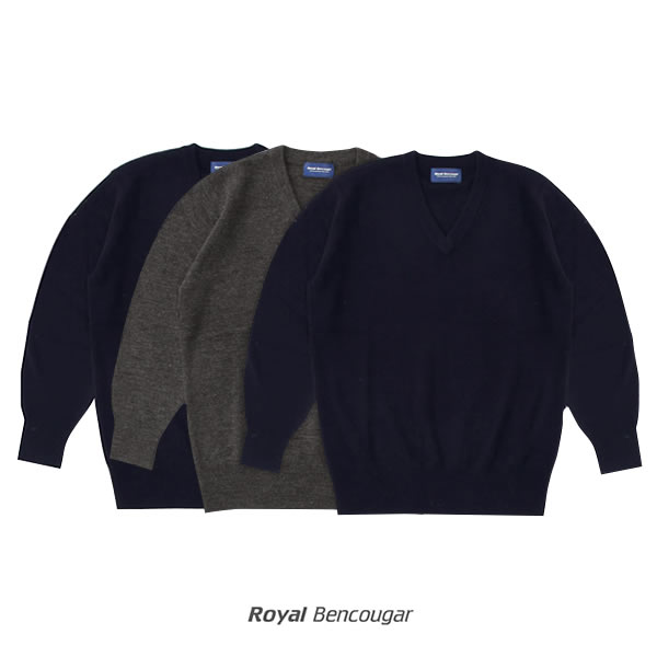 Royal BENCOUGAR｜ロイヤル ベンクーガー スクールセーター 男女兼用 S-XL RB907
