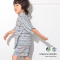 OCEAN＆GROUND｜オーシャンアンドグラウンド 甚平 男の子 男子 男児 浴衣 甚平スーツ JAPAN GEOMETRY 90cm-130cm 1012601