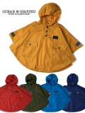 OCEAN＆GROUND｜オーシャンアンドグラウンド レインポンチョ 無地 カッパ 男の子 S-M 1714701