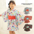 OCEAN＆GROUND｜オーシャンアンドグラウンド 浴衣 セットアップ 女の子 FLOWER S-L 1812703
